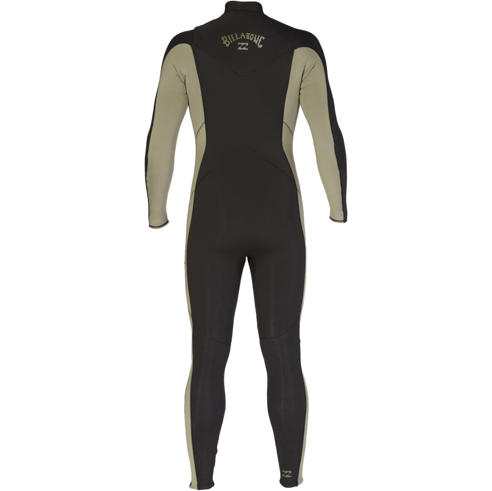 2023 Billabong Mens Absolute 4/3mm Chest Zip Wetsuit F44M24 Military